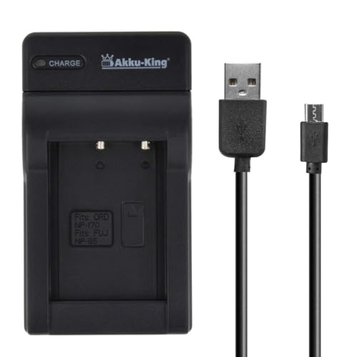USB-Akku-Ladegerät kompatibel mit Fuji NP-85, NP-170 USB-Akku-Ladegerät kompatibel mit Fuji NP-85, NP-170 von Akku-King