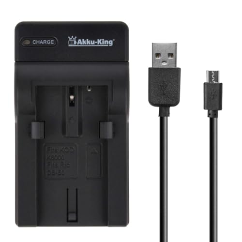 USB-Akku-Ladegerät kompatibel mit Kodak KLIC-8000 USB-Akku-Ladegerät kompatibel mit Kodak KLIC-8000 von Akku-King