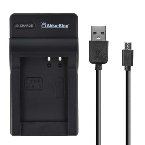 USB-Akku-Ladegerät kompatibel mit Nikon EN-EL12 USB-Akku-Ladegerät kompatibel mit Nikon EN-EL12 von Akku-King