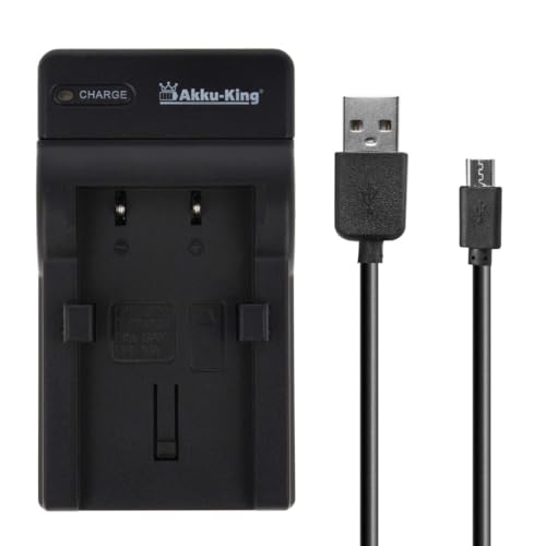 USB-Akku-Ladegerät kompatibel mit Olympus Li-10B, Li-12B USB-Akku-Ladegerät kompatibel mit Olympus Li-10B, Li-12B von Akku-King