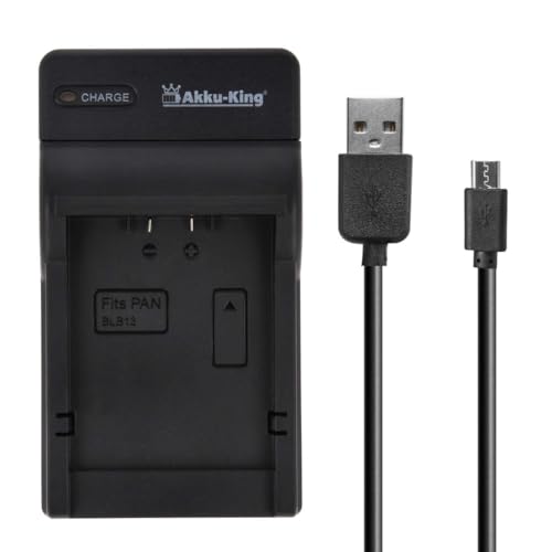 USB-Akku-Ladegerät kompatibel mit Panasonic DMW-BLB13 USB-Akku-Ladegerät kompatibel mit Panasonic DMW-BLB13 von Akku-King