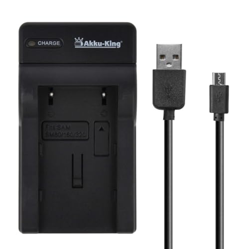 USB-Akku-Ladegerät kompatibel mit Samsung SB-LSM80, SB-LSM160, SB-LSM320 von Akku-King