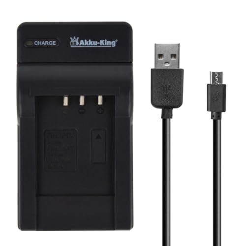 USB-Akku-Ladegerät kompatibel mit Sanyo DB-L80 USB-Akku-Ladegerät kompatibel mit Sanyo DB-L80 von Akku-King