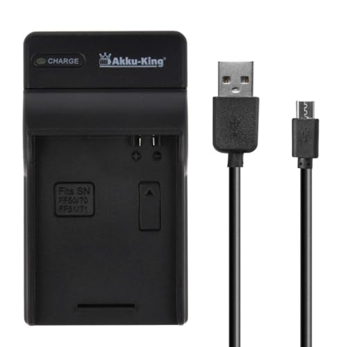 USB-Akku-Ladegerät kompatibel mit Sony NP-FF50, NP-FF51, NP-FF51s, NP-FF70, NP-FF71, NP-FF71s USB-Akku-Ladegerät kompatibel mit Sony NP-FF50, NP-FF51, NP-FF51s, NP-FF70, NP-FF71, NP-FF71s von Akku-King