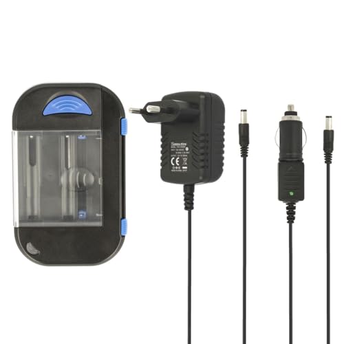 Universal Akku-Ladegerät kompatibel mit Li-Ion Smartphone, Kamera, Camcorder Akkus und NI-Mh Mignon AA, Micro AAA - inkl. 12V KFZ und 220V Netzteil Universal Akku-Ladegerät kompatibel mit Li-Ion Smartphone, Kamera, Camcorder Akkus und NI-Mh Mignon AA, Micro AAA - inkl. 12V KFZ und 220V Netzteil von Akku-King