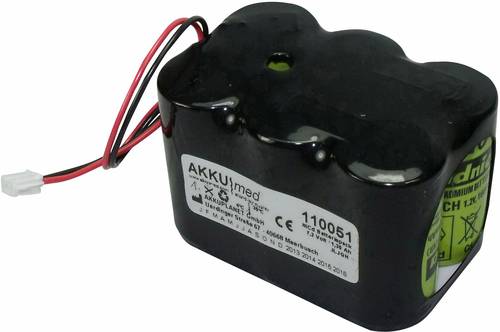 Akku Med Medizintechnik-Akku ersetzt Original-Akku (Original) 2000/IP85 Döring, MGVG 7.2V 1300 mAh von Akku Med