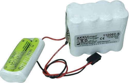 Akku Med Medizintechnik-Akku ersetzt Original-Akku (Original) 25211Pfrimmer, Nutricia 12V 600 mAh von Akku Med