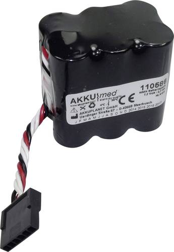 Akku Med Medizintechnik-Akku ersetzt Original-Akku (Original) 291980 Keeler 7.2V 2700 mAh von Akku Med