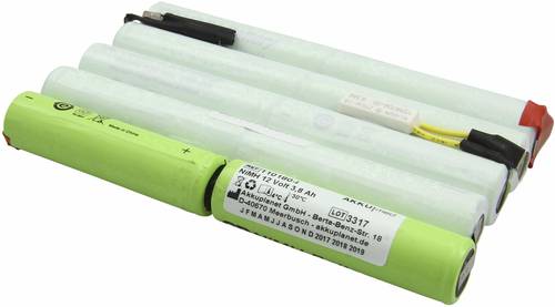 Akku Med Medizintechnik-Akku ersetzt Original-Akku (Original) 633153 Criticon 12V 3800 mAh von Akku Med