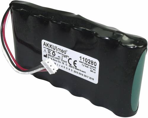 Akku Med Medizintechnik-Akku ersetzt Original-Akku (Original) 80512B001 Criticare 7.2V 2700 mAh von Akku Med