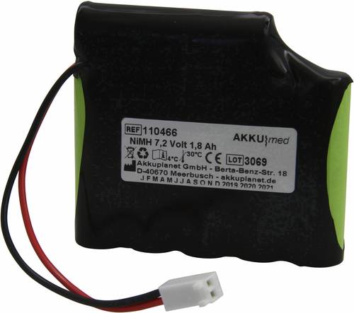 Akku Med Medizintechnik-Akku ersetzt Original-Akku (Original) AB4-batt Cefar 7.2V 1800 mAh von Akku Med