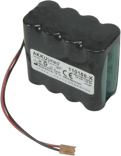 Akku Med Medizintechnik-Akku ersetzt Original-Akku (Original) BN-600AAK Terumo 9.6V 1650 mAh von Akku Med