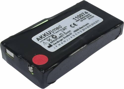 Akku Med Medizintechnik-Akku ersetzt Original-Akku (Original) BR102-4.8 Schiller 4.8V 600 mAh von Akku Med