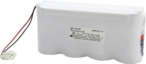 Akku Med Medizintechnik-Akku ersetzt Original-Akku (Original) ChargePak Physio Control 8V 2500 mAh von Akku Med