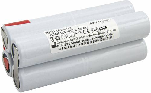 Akku Med Medizintechnik-Akku ersetzt Original-Akku (Original) GA616-9.6 Aesculap 9.6V 2150 mAh von Akku Med