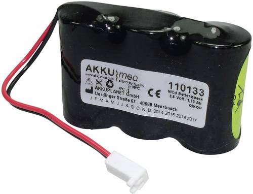 Akku Med Medizintechnik-Akku ersetzt Original-Akku (Original) Kangeroo2000-3.6 Sherwood 3.6V 1700 mA von Akku Med