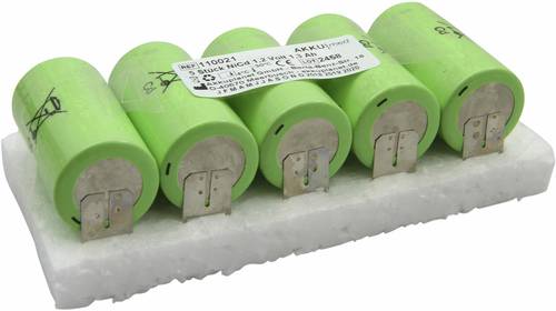 Akku Med Medizintechnik-Akku ersetzt Original-Akku (Original) M12XTBF Fresenius 1.2V 1300 mAh von Akku Med