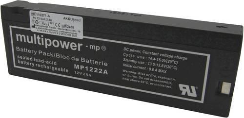 Akku Med Medizintechnik-Akku ersetzt Original-Akku (Original) M3516A, M5516A Philips, Laerdal 12V 20 von Akku Med