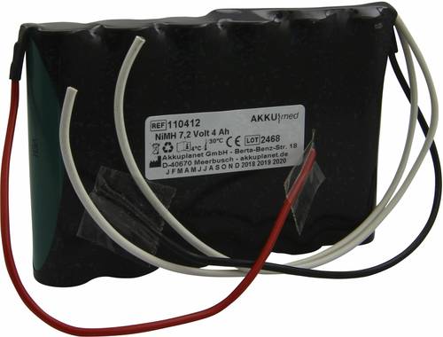 Akku Med Medizintechnik-Akku ersetzt Original-Akku (Original) M84710-00 Servox 7.2V 4000 mAh von Akku Med