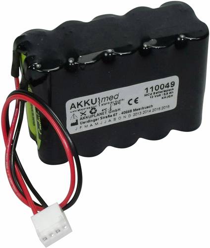 Akku Med Medizintechnik-Akku ersetzt Original-Akku (Original) MCM400-12 Fresenius 12V 600 mAh von Akku Med