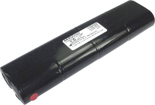 Akku Med Medizintechnik-Akku ersetzt Original-Akku (Original) MCP103 batt Fukuda 9.6V 1700 mAh von Akku Med