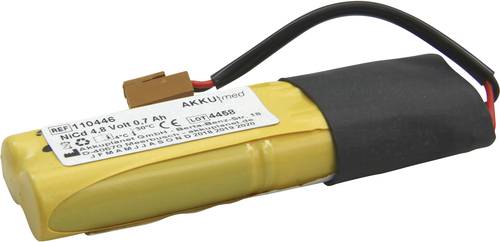 Akku Med Medizintechnik-Akku ersetzt Original-Akku (Original) P81-batt Criticon 4.8V 700 mAh von Akku Med