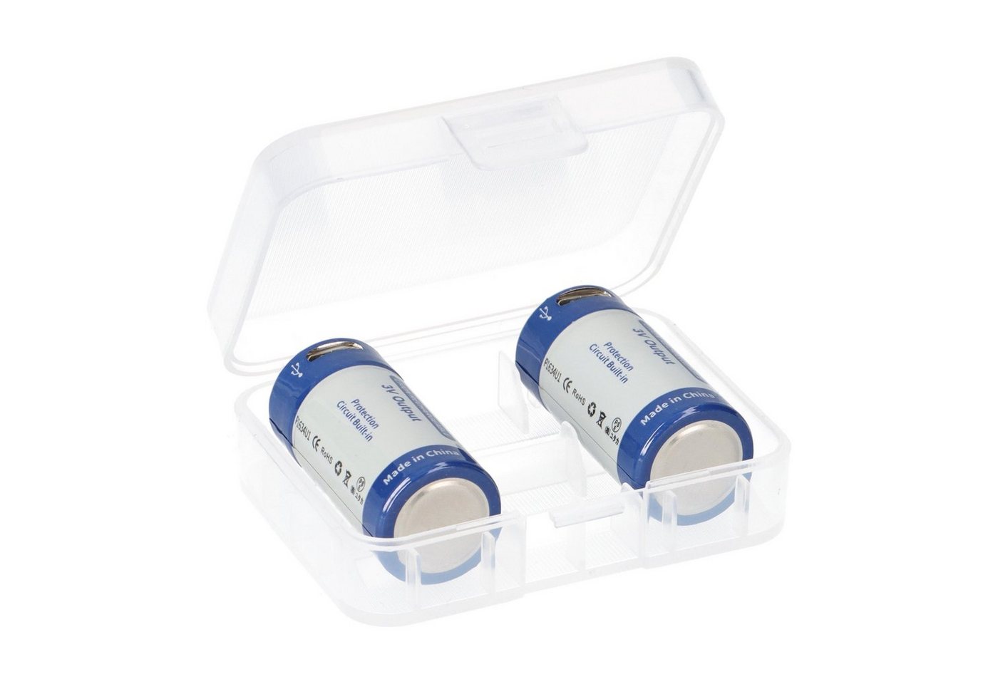 Akkuman.de 2x Keeppower RCR123A 860mAh protected 1.5A USB 3V Li-Ion Akku Akkuman.de 2x Keeppower RCR123A 860mAh protected 1.5A USB 3V Li-Ion Akku von Akkuman.de