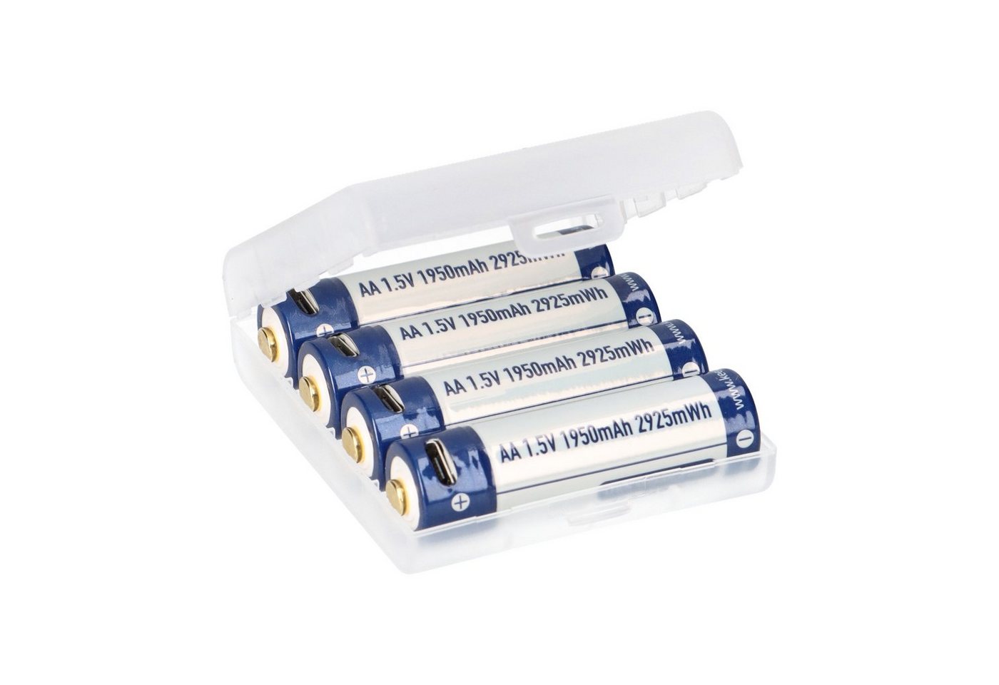 Akkuman.de 4x Keeppower AA 1950mAh protected 1.5A USB Li-Ion 1,5V Akku Akkuman.de 4x Keeppower AA 1950mAh protected 1.5A USB Li-Ion 1,5V Akku von Akkuman.de