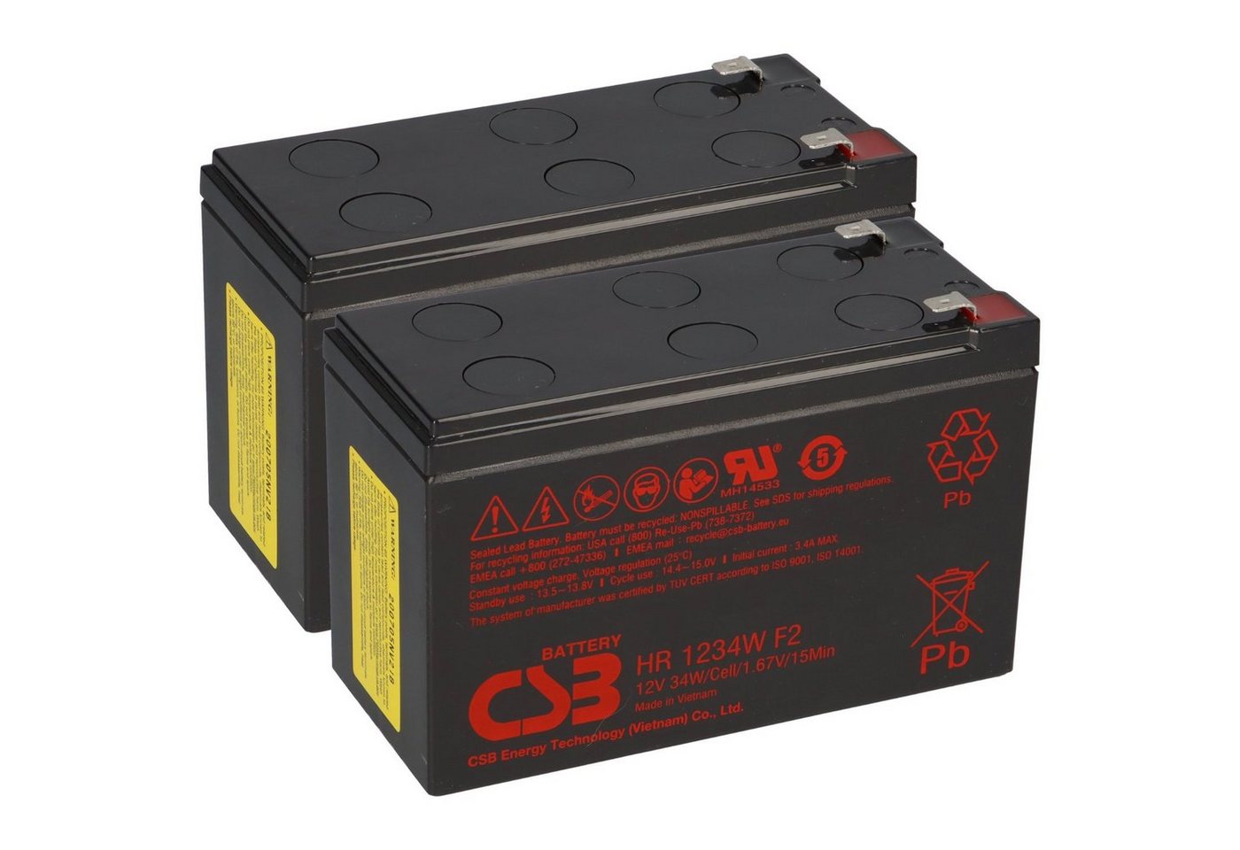 Akkuman.de CSB-SCD33 kompatibler Akkusatz geeignet für APC RBC33 Plug & Play Akku Akkuman.de CSB-SCD33 kompatibler Akkusatz geeignet für APC RBC33 Plug & Play Akku von Akkuman.de