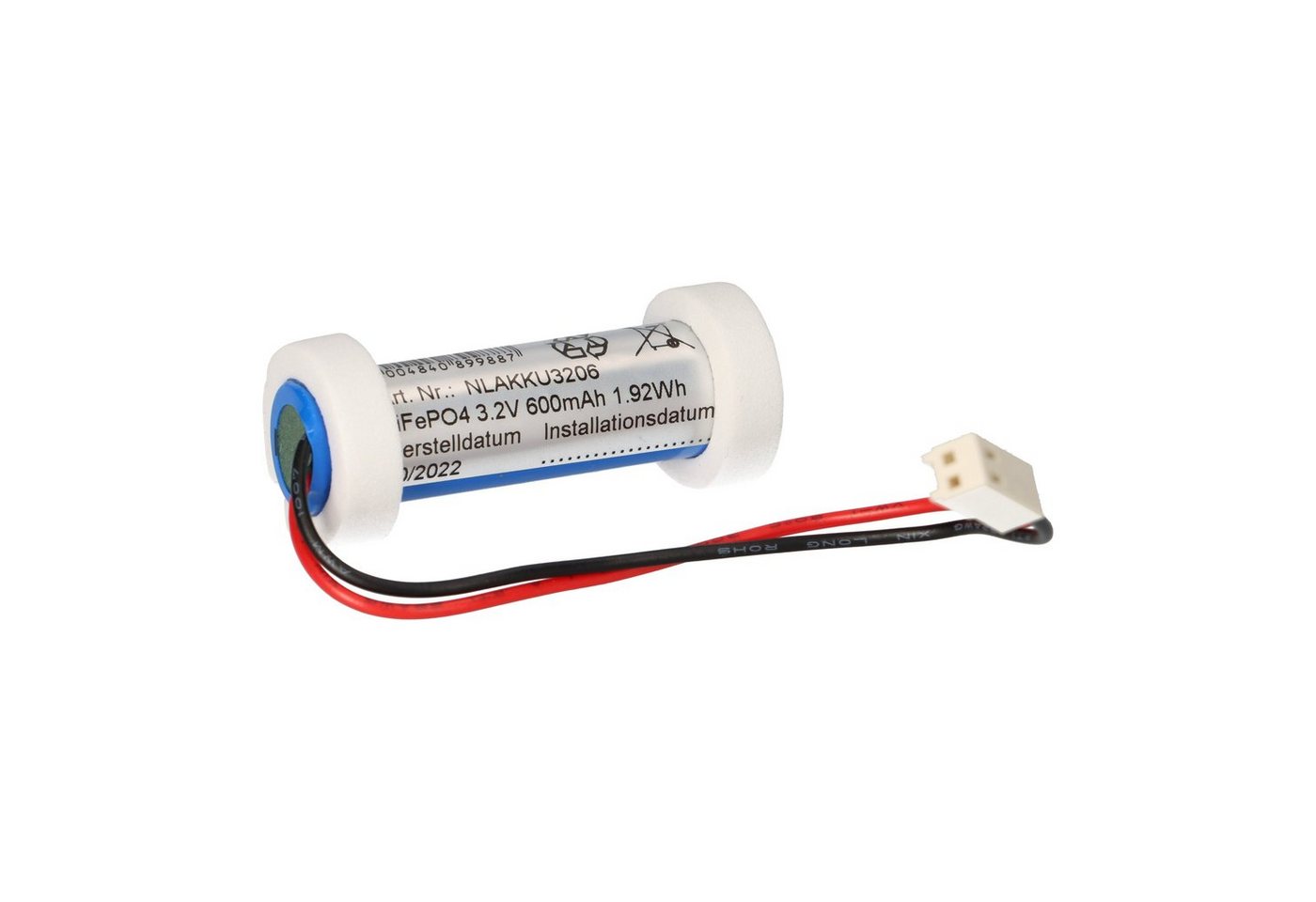 Akkuman.de LiFePO4 Akku 3,2V 0,6Ah kompatibel zu NLK9MU003S Akkupacks Akkuman.de LiFePO4 Akku 3,2V 0,6Ah kompatibel zu NLK9MU003S Akkupacks von Akkuman.de