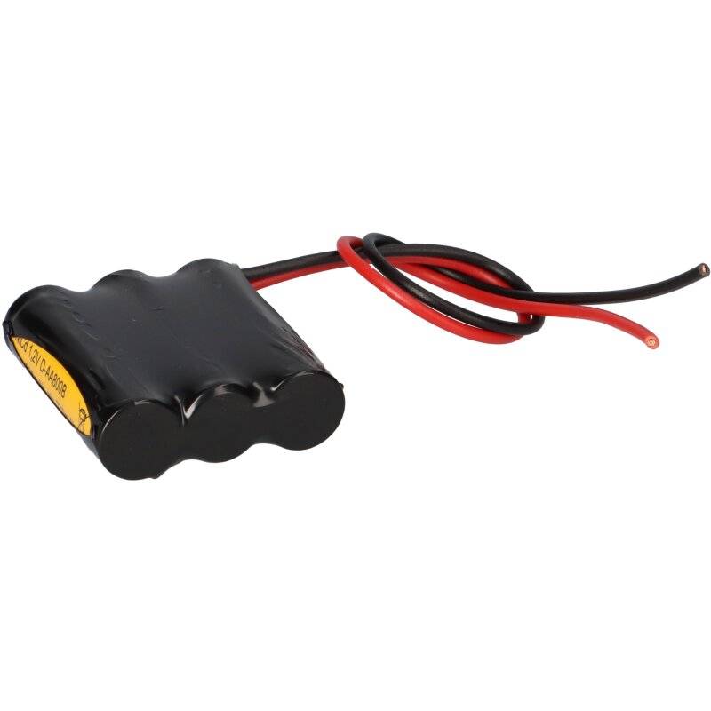 3,6V 800mAh Akkupack Reihe NiCd3609 AA 20cm Kabel von Akkuman