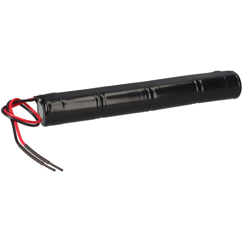 Akkupack 4,8V 2500 mAh C NiCd Notleuchten HT 20cm Kabel Stange L41NICD2500 von Akkuman