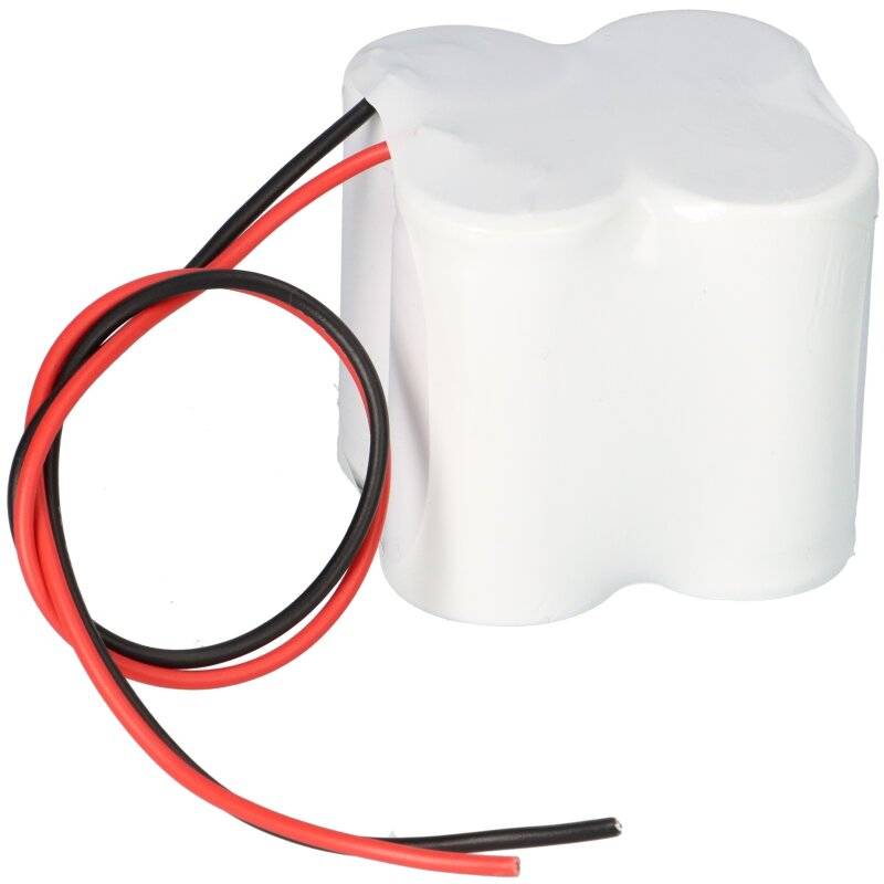 Akkupack 4,8V 4000mAh 4,0 Ah Ni-Cd NiCd für Notlicht Notbeleuchtung Notlampe F2x2 von Akkuman