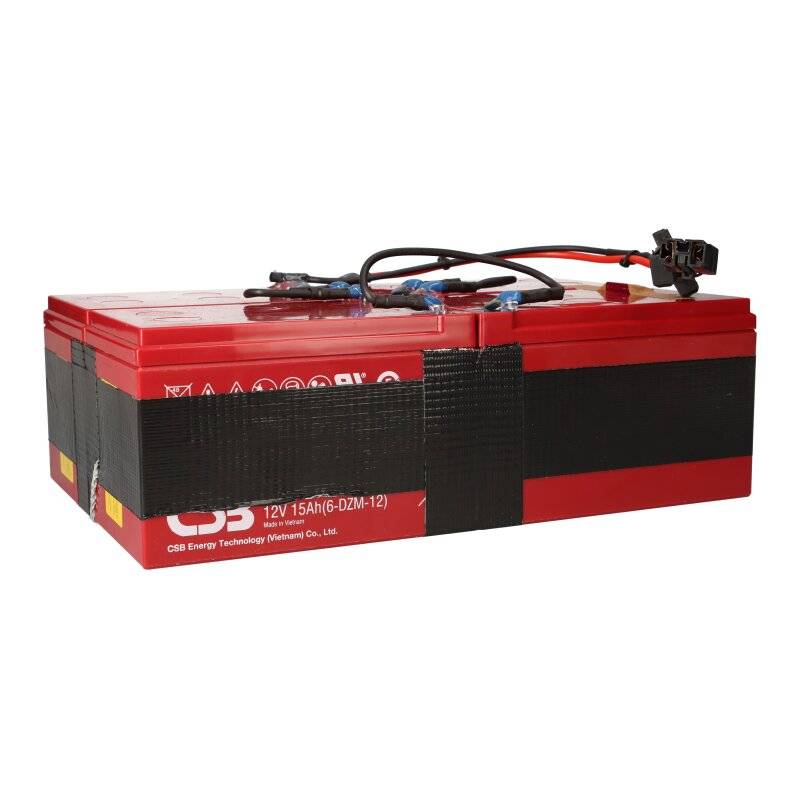 Akkusatz für Mach1 48V Akkupack Elektro Scooter 4x 12Volt 15Ah CSB Akku Plug & Play von Akkuman