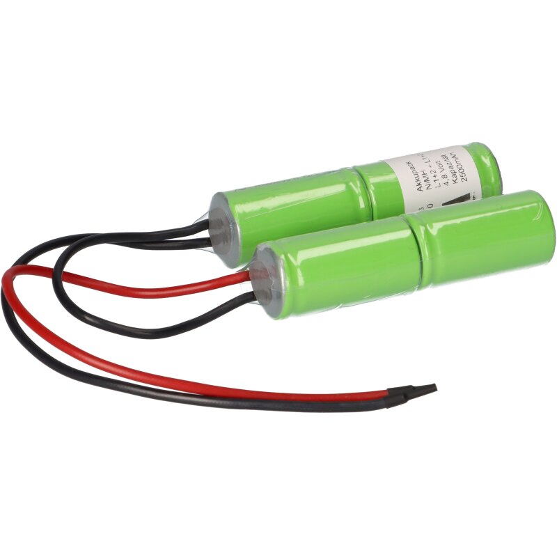 Notleuchten Akkupack 4,8V 2500mAh NiMH L1x2 + L1x2 von Akkuman