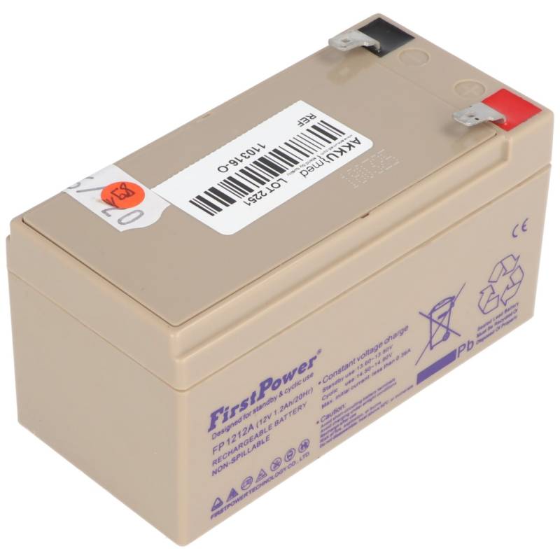 Original Schiller Blei Akku EKG AT1, SP1, P80, AT101, Argus VCM - Typ FP1212A von Akkumed