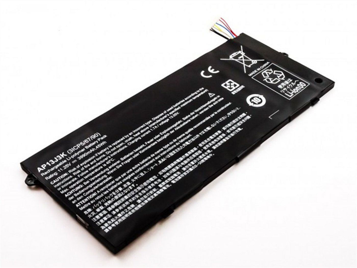 Akkuversum Akku kompatibel mit Acer Chromebook 14 CB514-1HT-P571 Akku Akku 3950 mAh (11.25 V) von Akkuversum