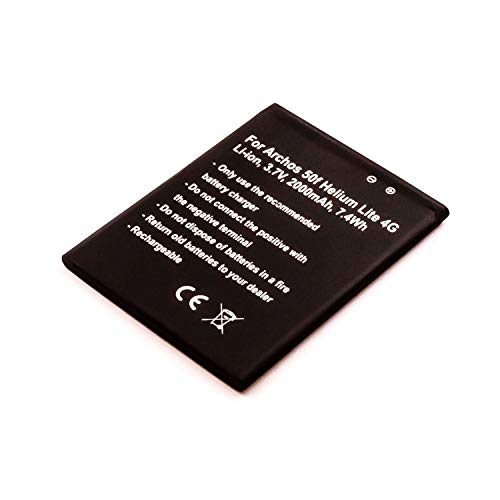 Akkuversum Akku kompatibel mit Archos 50F Helium Lite 4G, Handy/Smartphone Li-Ion Batterie von Akkuversum