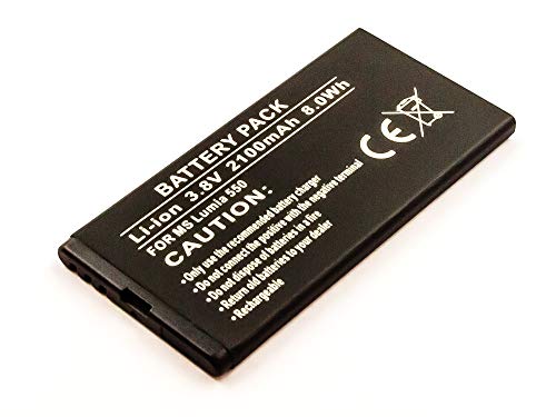 Akkuversum Akku kompatibel mit Microsoft Lumia 550, Handy/Smartphone Li-Ion Batterie von Akkuversum