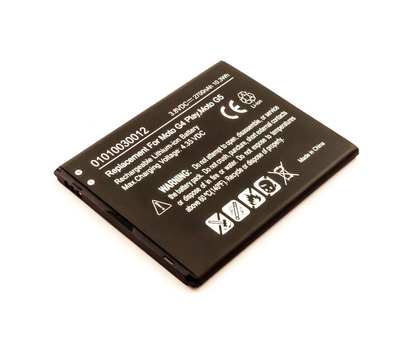 Akkuversum Akku kompatibel mit Motorola Moto G5 Dual SIM Akku Akku 2700 mAh (3,8 V) von Akkuversum