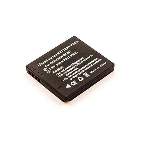 Akkuversum Akku kompatibel mit Panasonic LUMIX DMC-FT25, Camcorder/Digitalkamera Li-Ion Batterie von Akkuversum