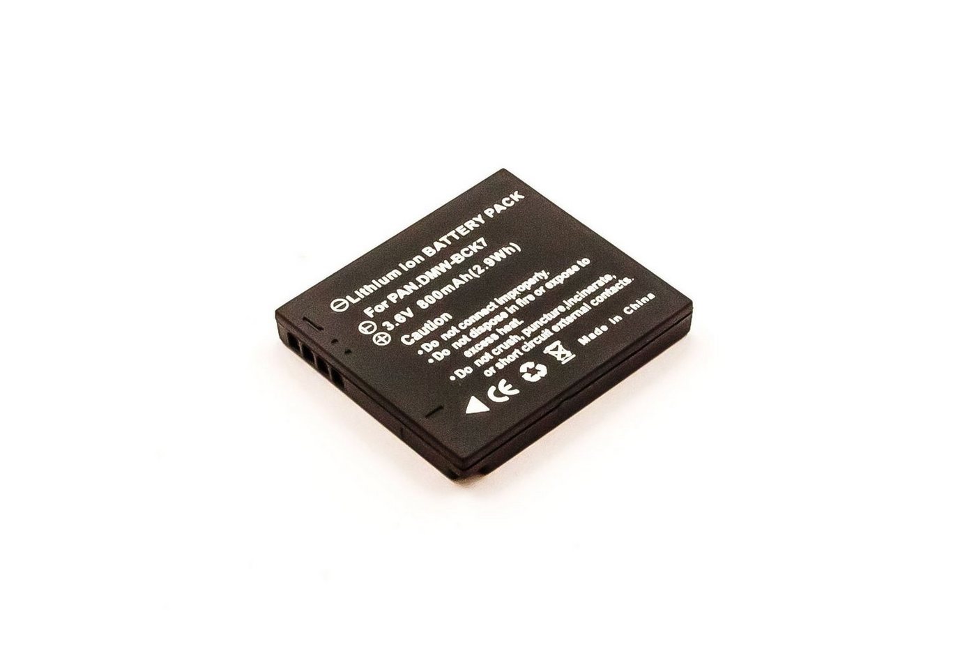 Akkuversum Akku kompatibel mit Panasonic LUMIX DMC-FT25 Akku Akku 600 mAh (3,7 V) von Akkuversum