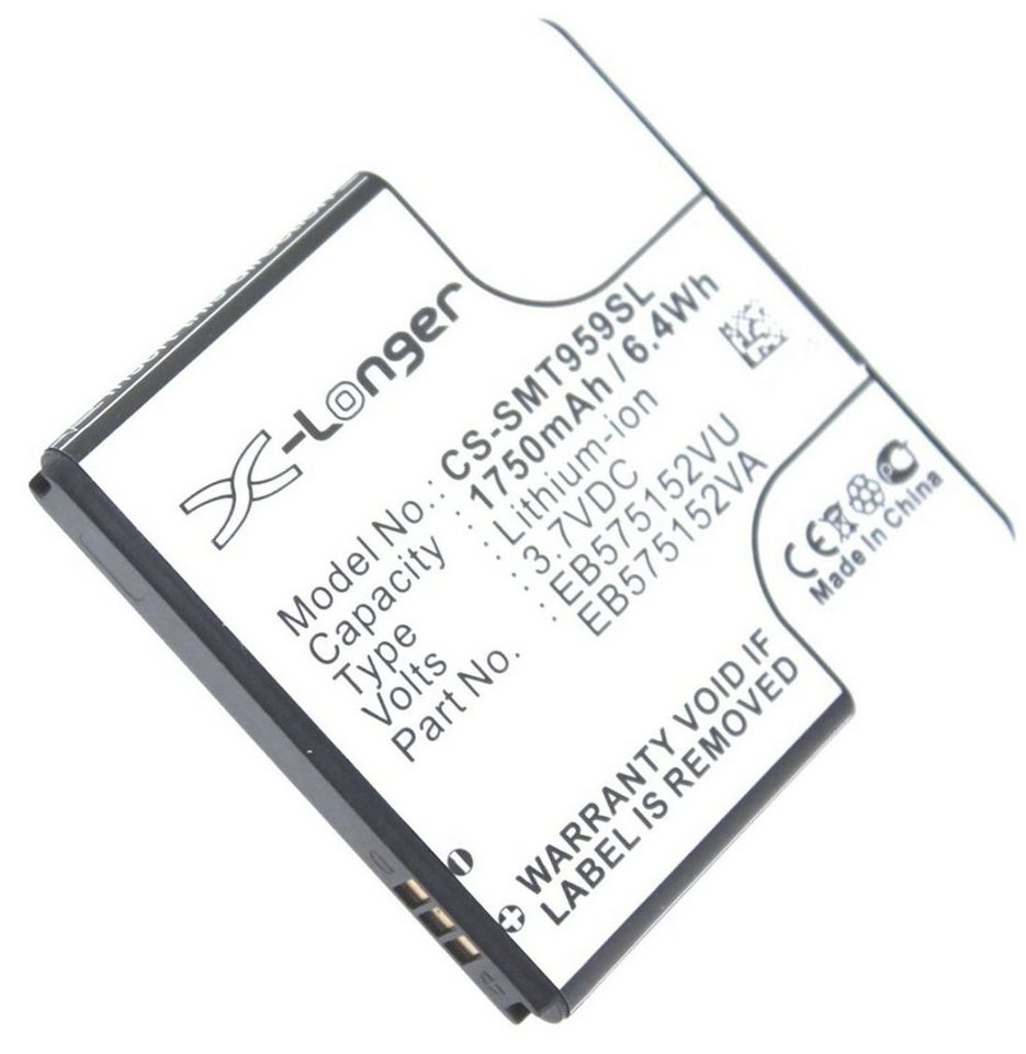Akkuversum Akku kompatibel mit Samsung GT-I9003 Akku Akku 1300 mAh (3,7 V) von Akkuversum