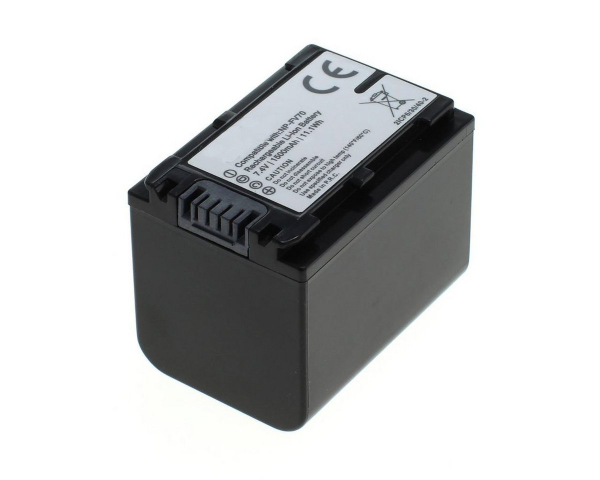 Akkuversum Akku kompatibel mit Sony HDR-CX410 Akku Akku 1500 mAh (6,8 V) von Akkuversum