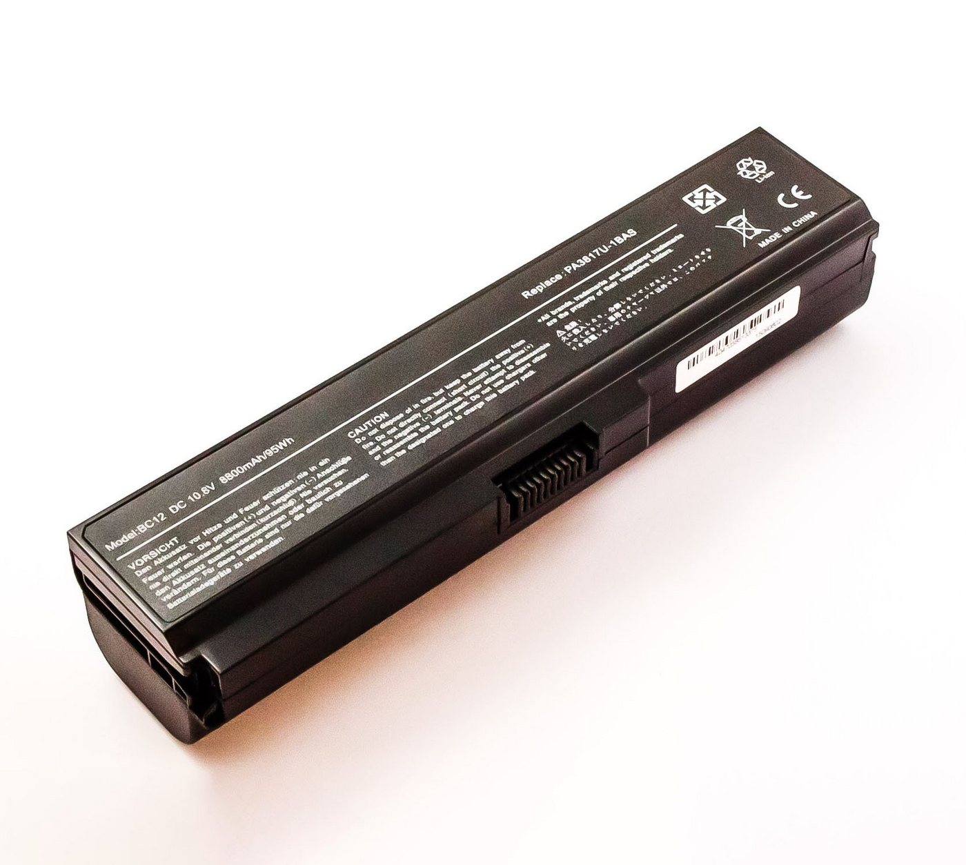 Akkuversum Akku kompatibel mit Toshiba PA3819U-1BRS Akku Akku 8800 mAh (10,8 V) von Akkuversum