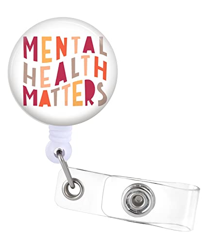 Mental Health Matters Badge Reels Holder Retractable with Alligator Clip for Psychology Neurologie Nurse Nursing Doctor Teacher Student Name Tag Card Medical Office Work ID Clip Mental Health Matters Badge Reels Holder Retractable with Alligator Clip for Psychology Neurologie Nurse Nursing Doctor Teacher Student Name Tag Card Medical Office Work ID Clip von Akkya