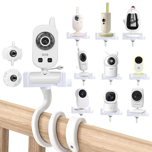 Halterung für GHB Babyphone, Universell Baby Kamera Halter für Philips Avent Babyphone, Baby Monitor Mount Befestigung Holder Zubehör für Hellobaby Baby Monitor, Verstellbarer Handyhalter Ständer Halterung für GHB Babyphone, Universell Baby Kamera Halter für Philips Avent Babyphone, Baby Monitor Mount Befestigung Holder Zubehör für Hellobaby Baby Monitor, Verstellbarer Handyhalter Ständer von Akoemxeeo