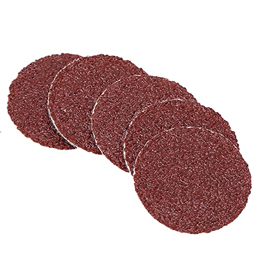200 Stcs Schleifscheiben -Pads, 200 -pcs Scheibe Rotes Sandpapier 1 Zoll 25 Mm Rückenverblüttler Feuchtigkeitspads, 1 Zoll (60#) von Akozon