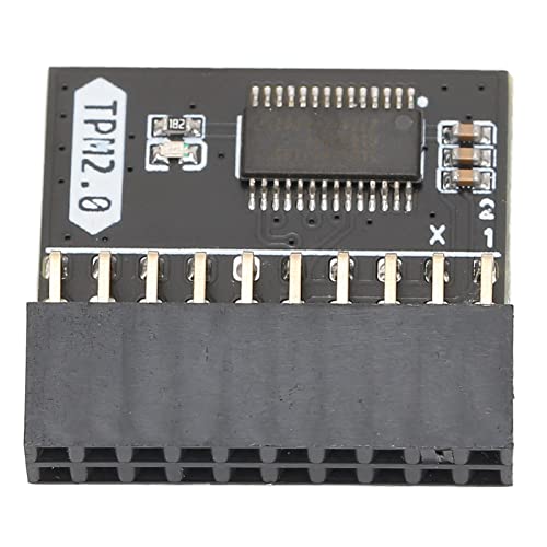 20Pin TPM2.0 Modul, TPM 2.0 Verschlüsselungssicherheitsmodul 20Pin 2 10P Standalone Crypto Processor TPM 2.0 Modul für Win11 für Gigabyte für ASUS von Akozon