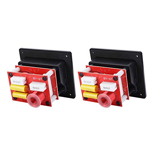 2PCS HiFi Audio Lautsprecher-Frequenzteiler Liefert Lautsprecher-Frequenzweichen Crossover-Crossover-Filter Hochtöner Bass 2-Wege von Akozon